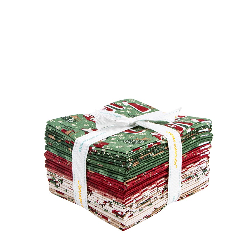 Christmas Time Fat Quarter Bundle by Riley Blake