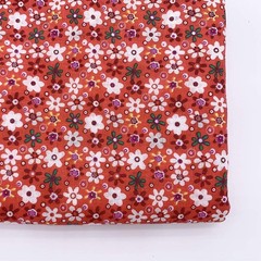 Vibrant 20″ x 20″ Cotton Patchwork Fabric Bundle – 7 Floral Fat Quarters