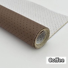 Vinyl Fabric Faux Leather Perforated Breathe for Car Interior Furniture Home DIY
