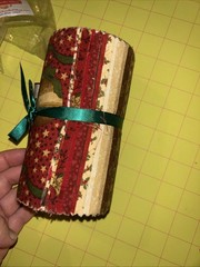 RJR Thimbleberries Christmas Punch Fabric Roll, 31 5.5”x22” Strips