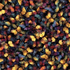Butterfly Sparkles Digital Cotton Fabric