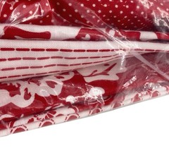 Annie’s Creative Quilters Fabric Club Riley Blake Apron Country Red White Floral