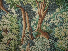 Tapestry Curtain Upholstery Fabric Woodland Forest Tree Cushion 15 Metre Roll