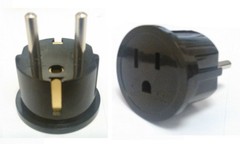USA/Asia/Australia to Europe, Germany, France, Russia Plug Adapter – 2 Pack -…