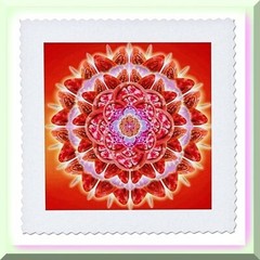 Vibrant 10×10 Inch Quilt Square with 7.5 Inch Image Area