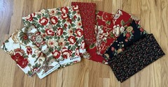Christmas Presence and Indonesia Fabric by April Cornell, 10 Pcs., 5 1/2 Yards