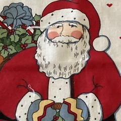 Vintage 1993 Susan Winget #2024 Fabric Traditions Christmas Appliques Panel