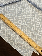 Moroccan Tile Style Mosaic Gray White Cotton Fabric NEW OOP 30″ x 30 Quilt sew