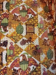 10 and 1/3 Yards Of Colonial Material, 6 And 1/3 Yds. Unfinished, 4 Yds…