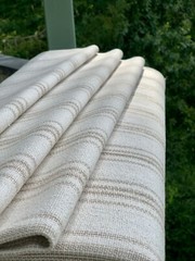 Grain Sack Fabric by the Yard, Ticking Fabric, French Country, Cottage Farmhouse