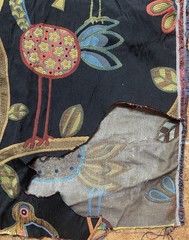 Swavelle Millcreek CRAZY OL BIRD Fabric Tapestry Upholstery Heavy 4 Yards +
