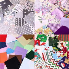 100 Flower Floral Printed Fabric Charm Precut 4″ Squares Fabric Bundles Quilt