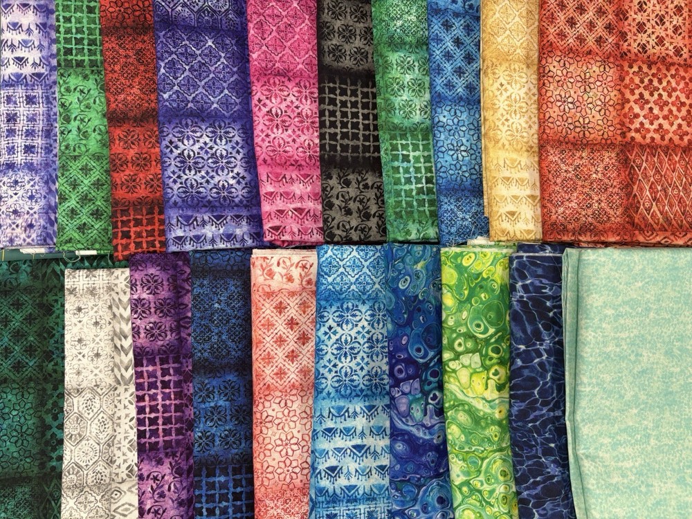 20 Yards of QT Fabric Quilting Fabric – All Different 20 Yards – Cotton NEW (#2