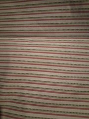 Pink Gray White Striped Cotton Fabric 60″ X 56″