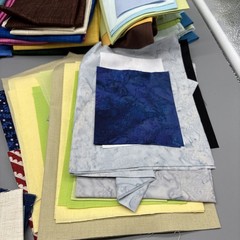 Large Lot Of Random Assorted Quilting Fabric