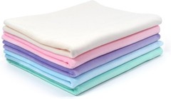 5-Piece Pastel Minky Fabric Bundle | Soft & Hypoallergenic for Sewing Projects