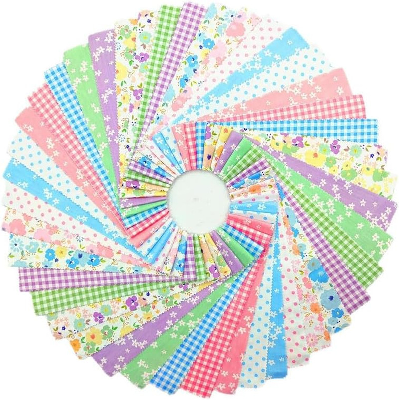 80 Pcs Jelly Roll Fabric Strips for Quilting,2.6 Inch Precut Cotton Fabric Bundl