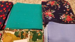 LARGE LOT OF COTTON CHARM SQUARES 4″ ASSORTED COLORS & DESIGNS LOT#289