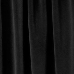 20 oz. Black Velour Velvet Fabric by the yard IFR