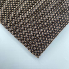 Vtg Speaker Grill Jacquard Fabric For Tannoy Speaker Black & Brown 0.75m x 0.5m