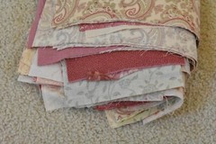 Lot, Small Cotton Pieces & Scraps, 1 Pound & 9 Oz, S131