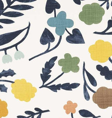 CHRISTOPHER FARR CURTAIN/UPHOLSTERY FABRIC DESIGN Array 4.2 METRES DARK INDIGO