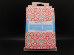 Waverly Inspirations 1 yard pre cut 100% cotton 36x44in Blossom Lattic Pink