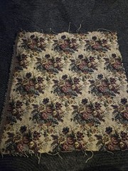Floral Tapestry Heavy Upholstery Fabric 22″ x 22″ Square For Chair
