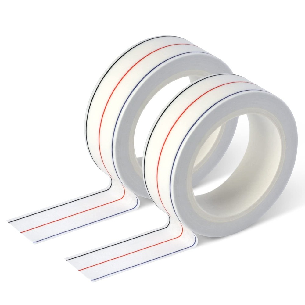 TSSART 1/4″ Seam Diagonal Tapes – 10Yard Each Roll 1/4″*2pack, Red
