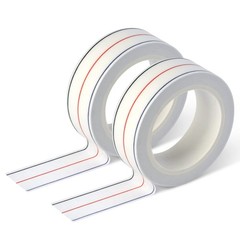 TSSART 1/4″ Seam Diagonal Tapes – 10Yard Each Roll 1/4″*2pack, Red