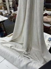 Faux Linen Drapery Curtain Sofa Table Wall Decor Upholstery Modern Sold By Yard