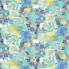 Painter’s Joy, Multi Color Digital Patchwork Clothworks 44″ Wide BTY