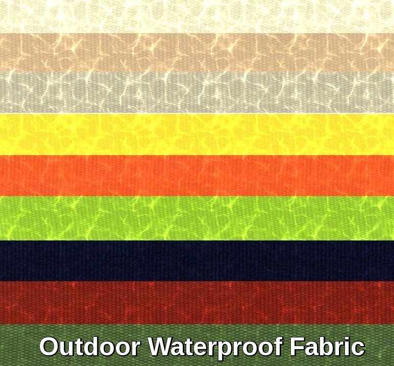 Outdoor Upholstery Waterproof outdoor Soft Solid Canvas fabric 60″ BTY