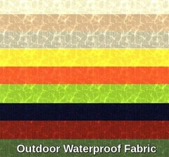 Outdoor Upholstery Waterproof outdoor Soft Solid Canvas fabric 60″ BTY