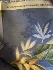 Outdoor Upholstery Fabric 4.3 Yards Solarium Richloom Floral Tropical