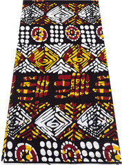 Sell by 3 yards African Wax Print Fabric -100% Cotton- for Men and Women