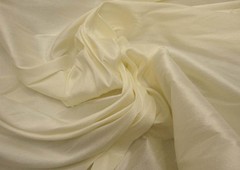 Egg Shell Shantung Dupioni Faux Silk Fabric Per Yard 60 Inches,