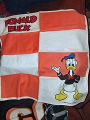 Vintage Walt Disney Company Donald Duck Handkerchief/Napkin Made in Hong Kong