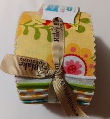 Riley Blake Designs Hello Sunshine Lori Whitlock 2- 10″ stackers, 1 Rolie Polie