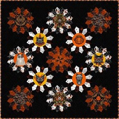 Free Spirit – Costumes & Cobwebs – Ink Blot – Black, Fabric BTY