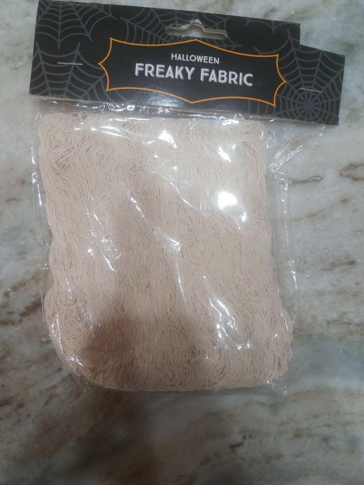 Halloween Freaky Fabric Beige-Brand New-SHIPS N 24 HOURS