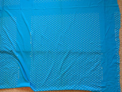 Spandex 4-Way Stretch Fabric Piece Swimwear Quality Turquoise Italy 56×59