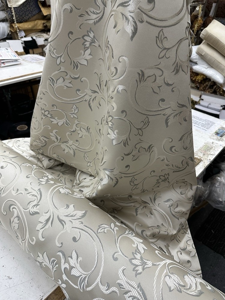 Damask Jacquard Brocade Fabric (110inch) Sold By The Yard