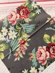 Vintage tablecloth fabric project bundle for sewing projects, pillows, totes!