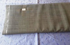Mohair and Wool Scabal PoW blue windowpane 3-3/4 Yds 60″ W