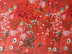 Art Gallery Fabrics. Legendary by Pat Bravo. Meadow Boho Print. Gorgeous Colours