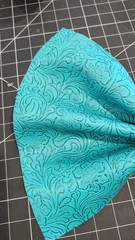 Turquoise Western faux leather vinyl 12″ x 54″ rolls sewing embroidery purses