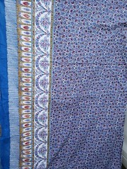Cranston Print Works Purple Lavender Floral Cotton Fabric w 40″ × L 146″