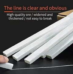 27 Pack Soapstone Pen, Flat Pencil, 27 Count (Pack of 1), White