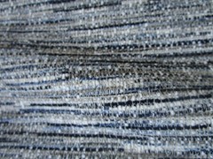 Decorators Upholstery Fabric Metaphores Blues Black Grey Ivory Striated 7.88Yd